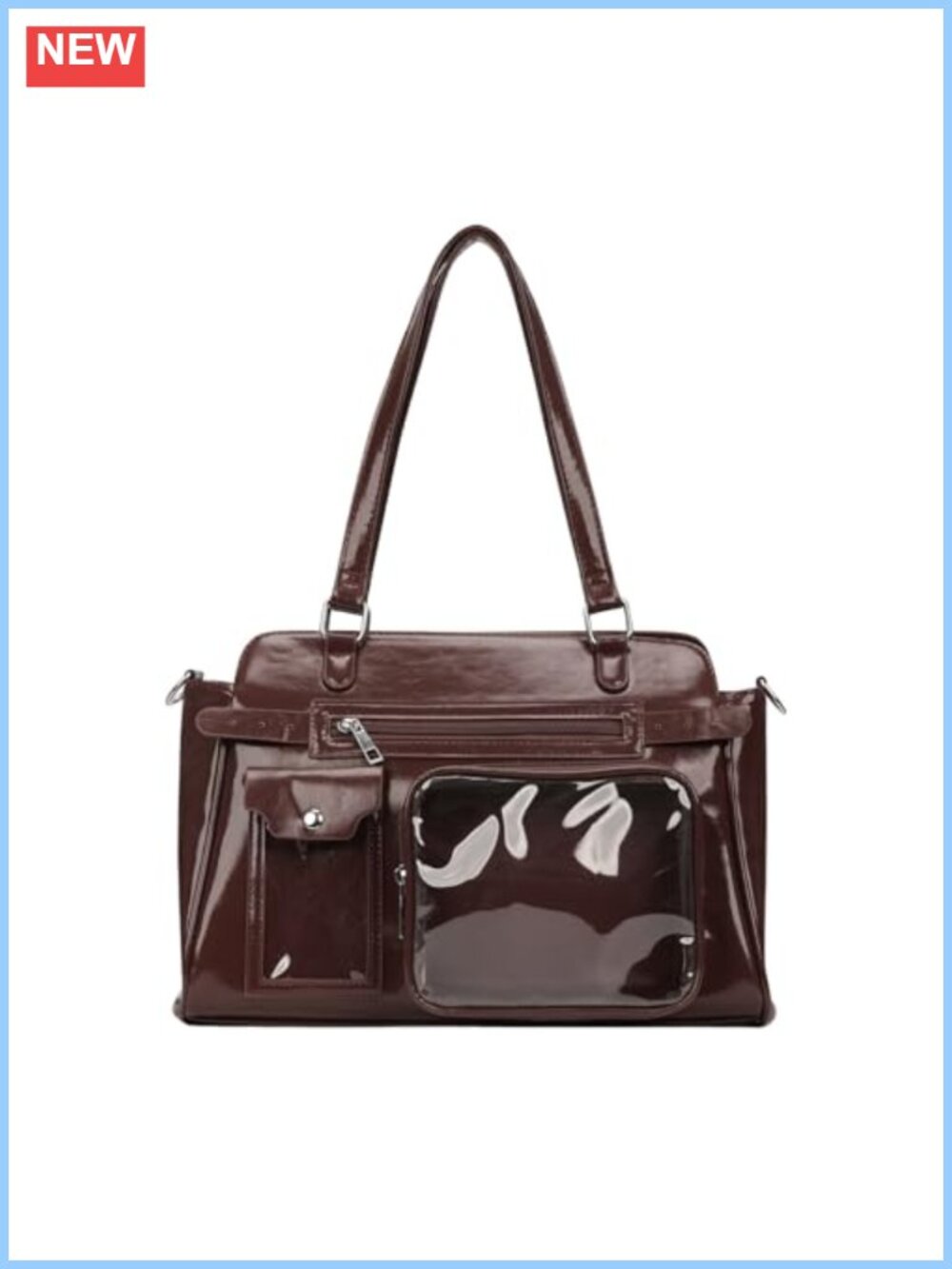 Ita Shoulder Bag Crossbody Kawaii Pin Display Patent Leather